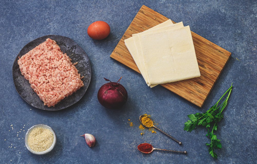 hartige bladerdeeghapjes