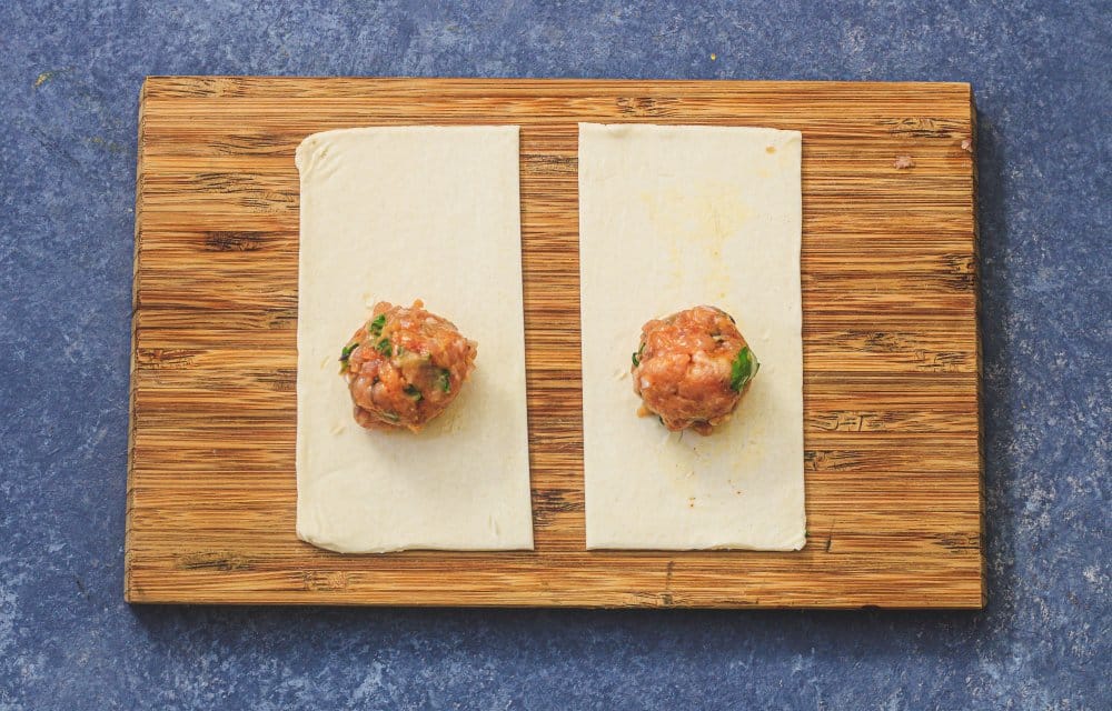 hartige bladerdeeghapjes