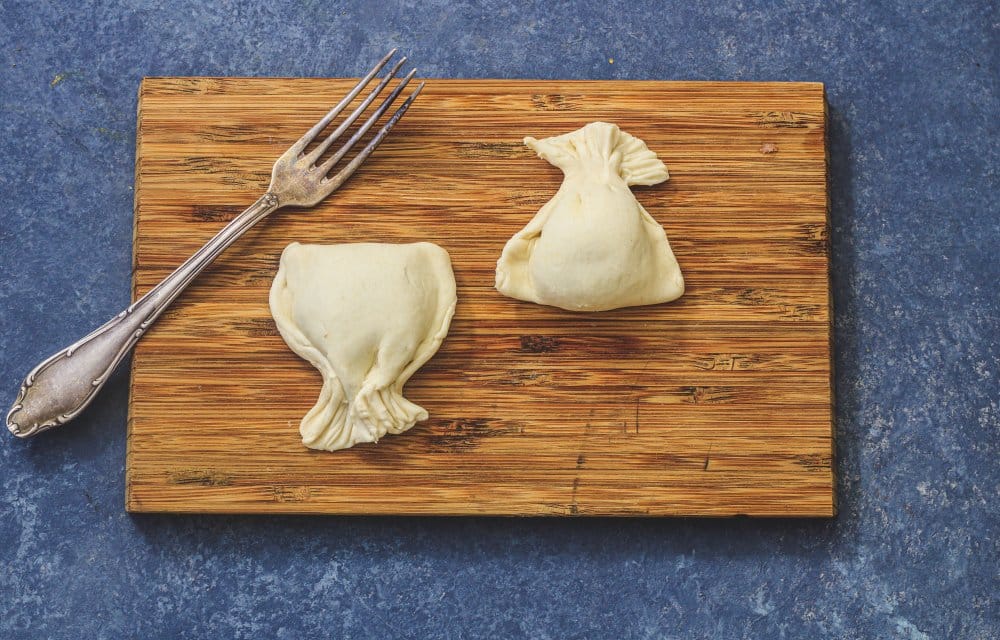 hartige bladerdeeghapjes