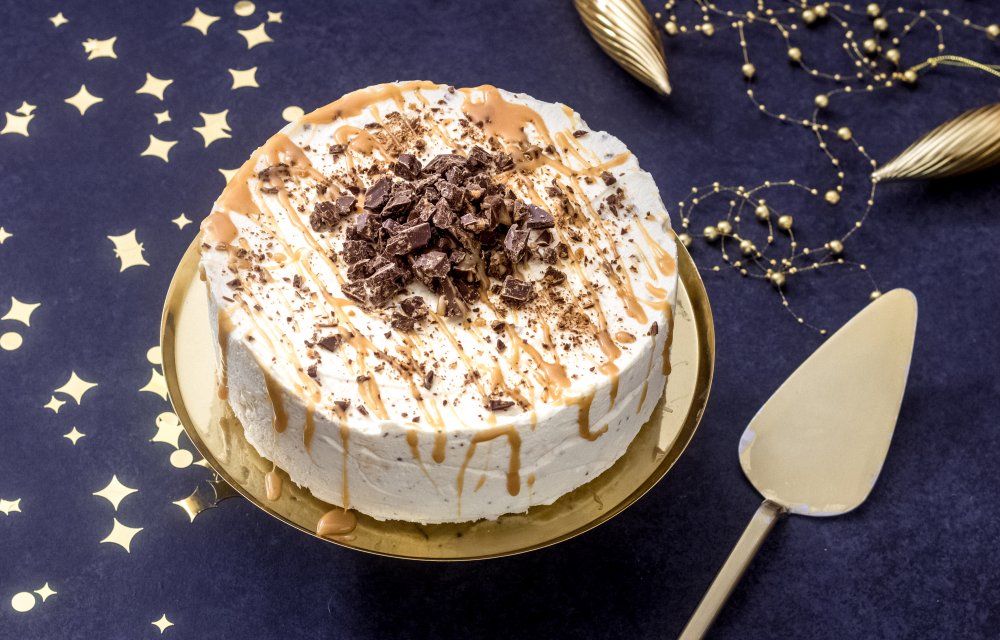 salted caramel ijstaart