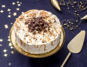 salted caramel ijstaart