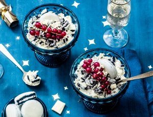Witte chocolademousse