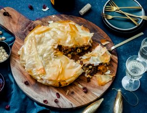 Zoete aardappeltaart