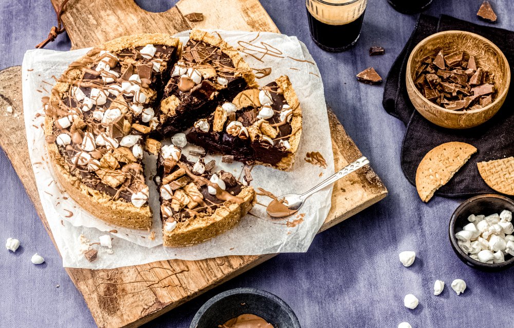 rocky road chocoladetaart