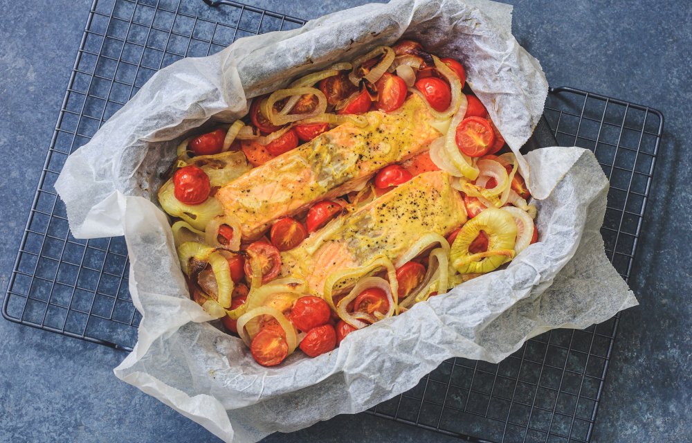 zalm uit de oven