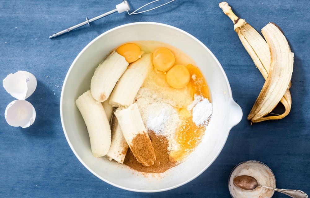 bananenbroodmuffins met appel