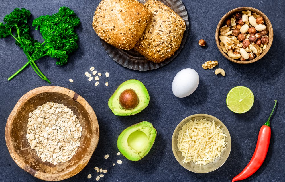 notenburger met avocadospread