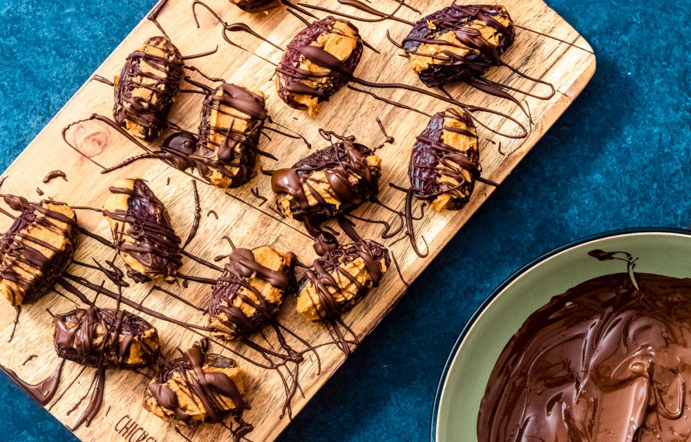 Gezonde snickerbites