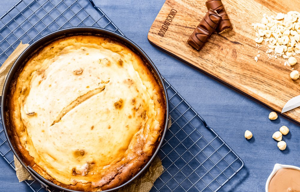 Kinder bueno cheesecake