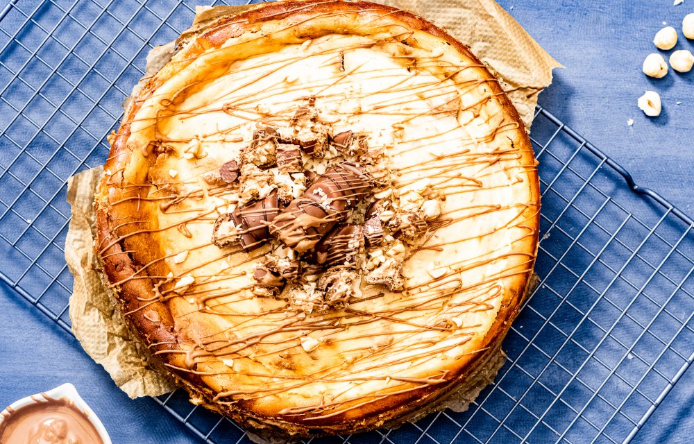 Kinder bueno cheesecake