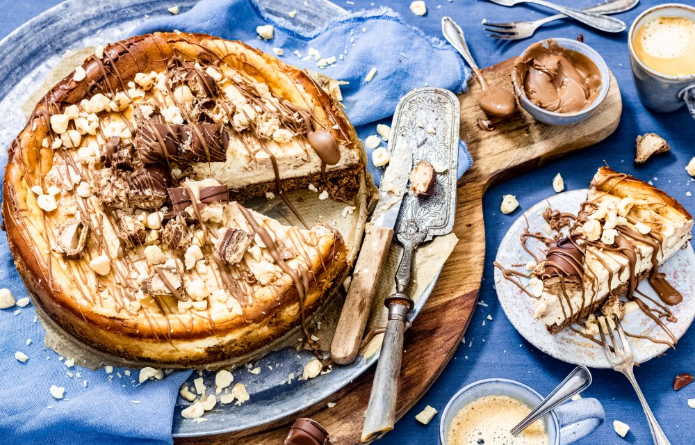Kinder bueno cheesecake
