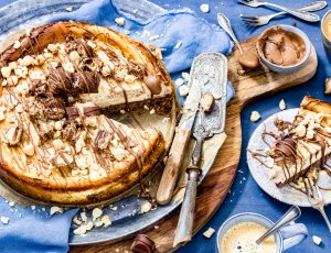 Kinder bueno cheesecake