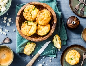 Ontbijtmuffins met ei en spinazie