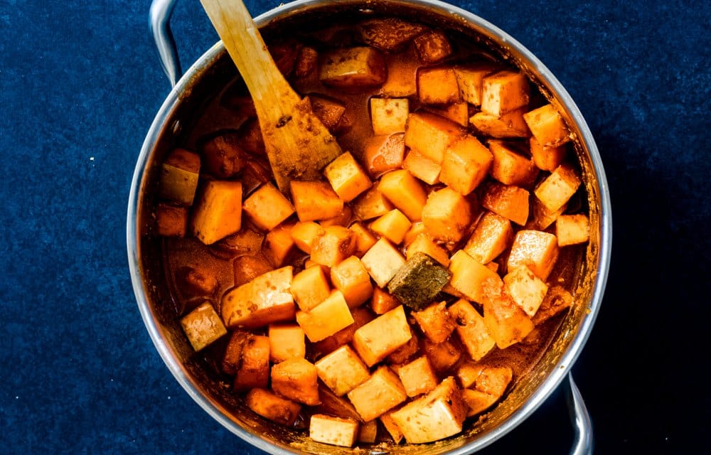 pittige pompoensoep met kokosmelk