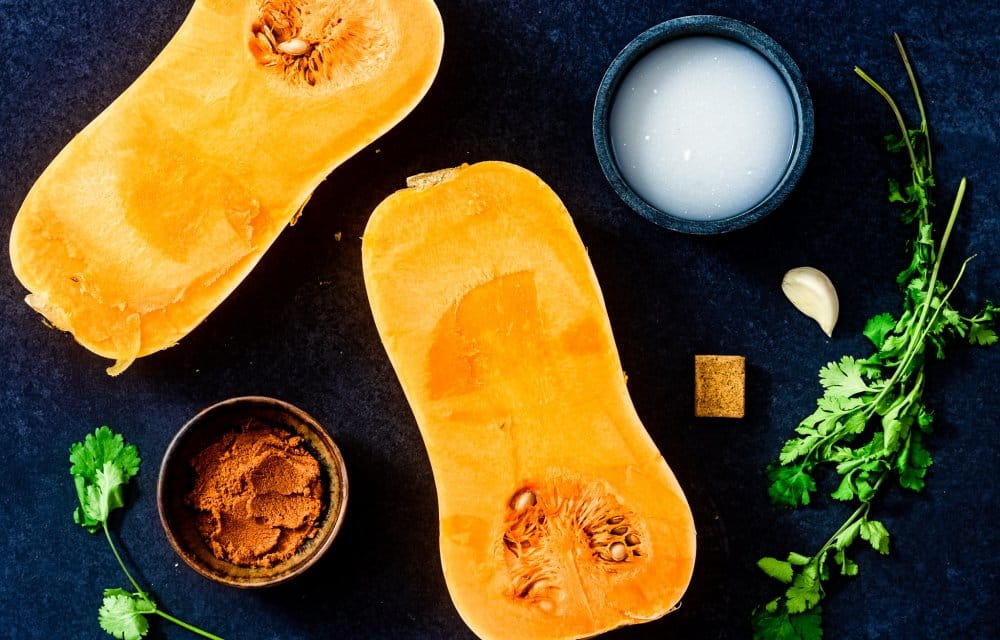 pittige pompoensoep met kokosmelk