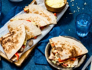 Quesadilla’s met worstjes