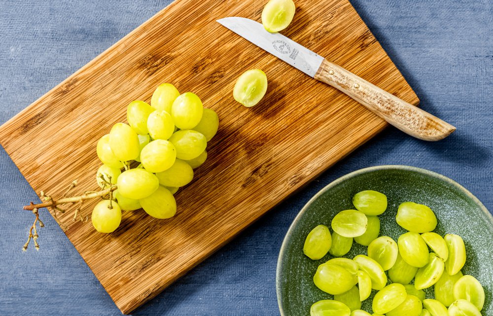 salade met druiven en geitenkaas