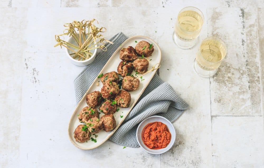 pesto gehaktballetjes