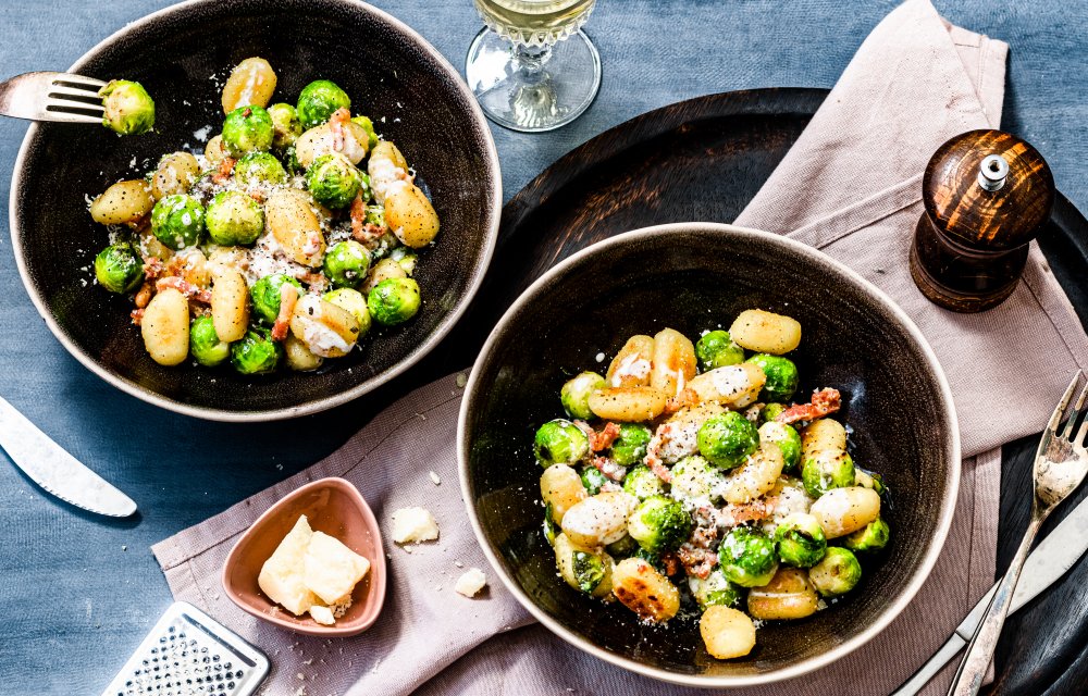 Gnocchi met spruitjes
