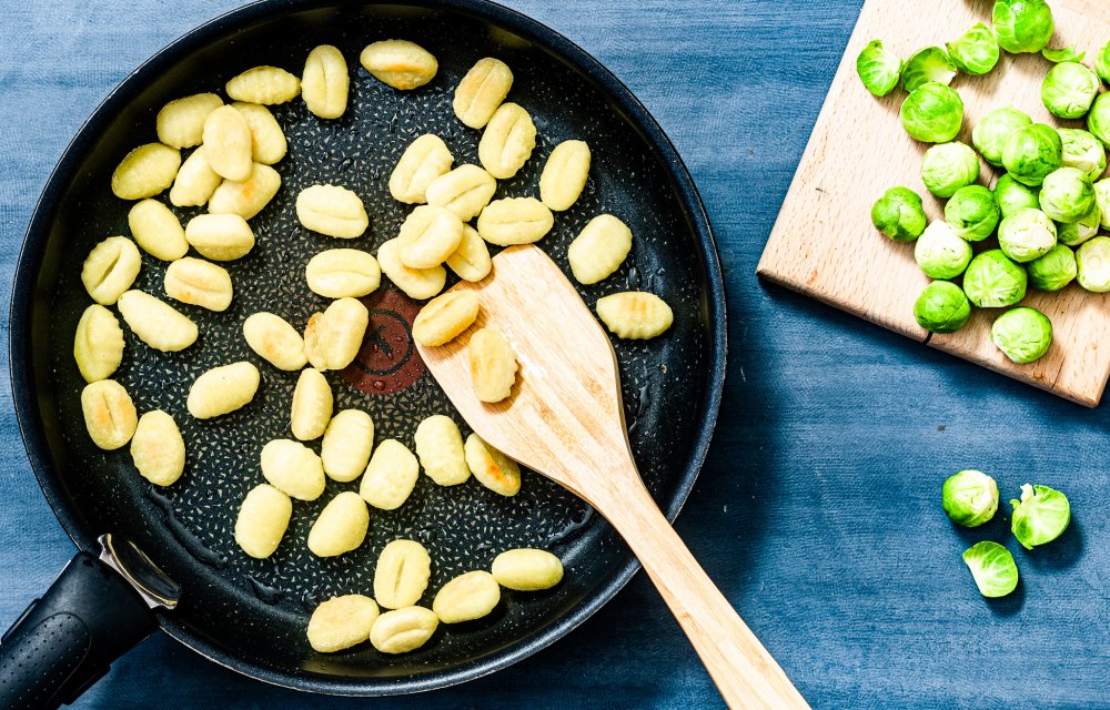 Gnocchi met spruitjes