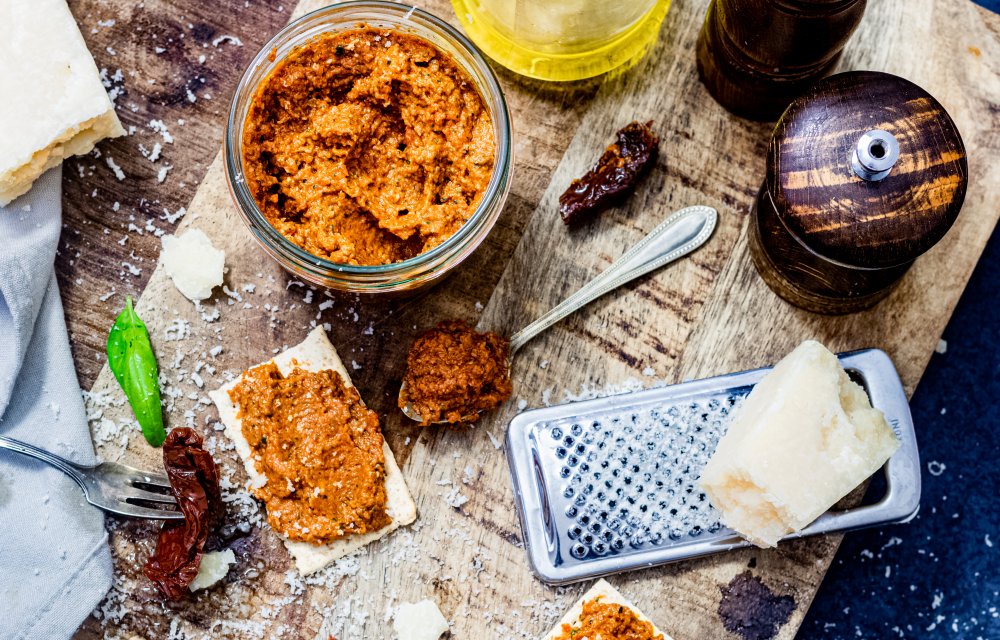 Rode pesto zelf maken