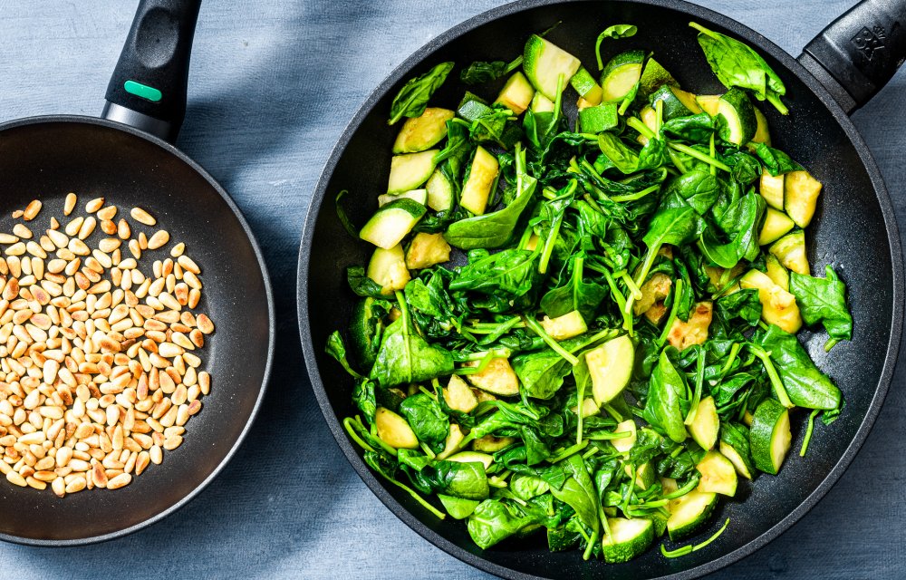 spaghetti met geitenkaas uit de oven