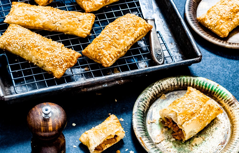 vegetarische saucijzenbroodjes