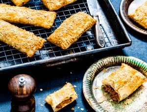 vegetarische saucijzenbroodjes