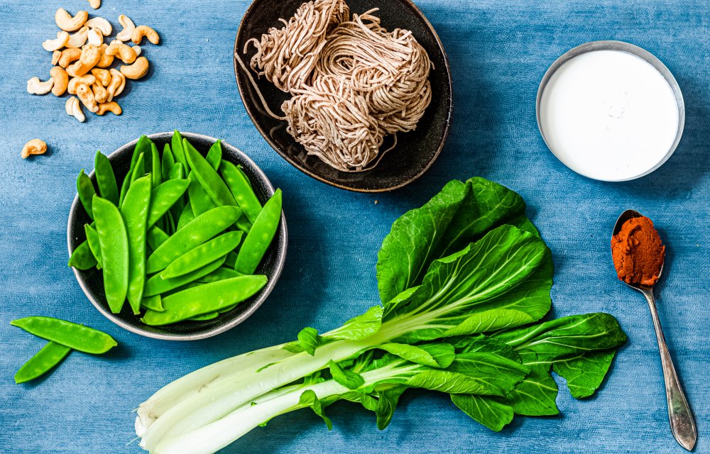 one pot noedels met paksoi