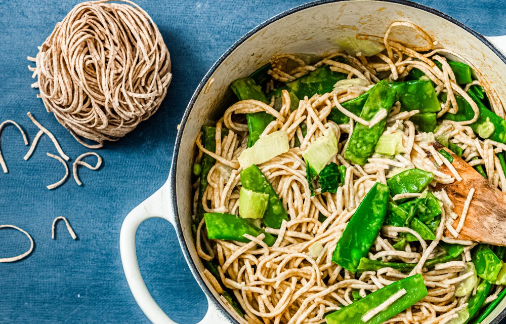 one pot noedels met paksoi