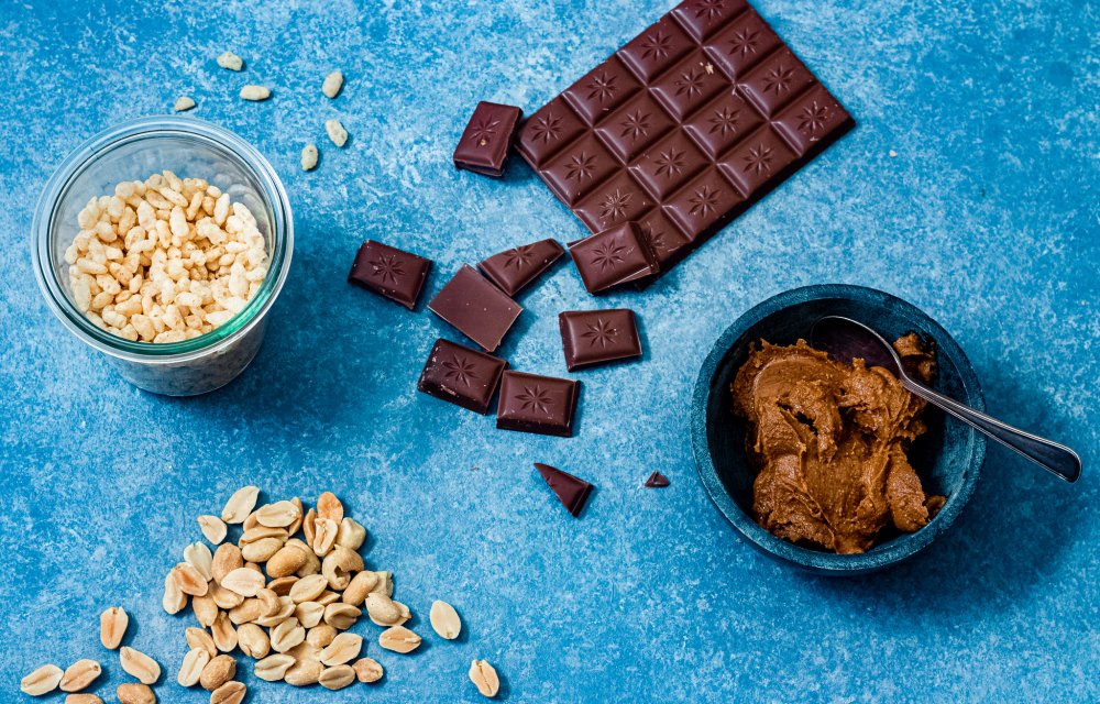 ingrediënten pindakaas truffels