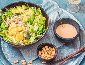 Thaise salade met de ultieme dressing