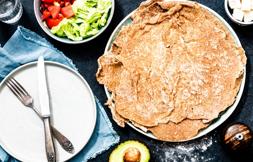 Zelf volkoren wraps maken