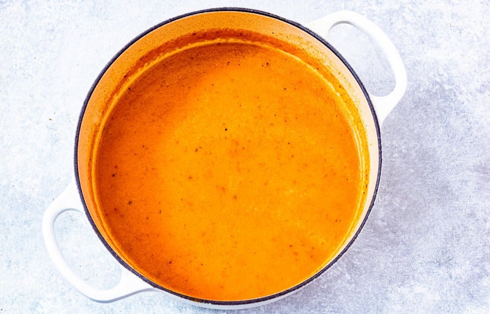 Geroosterde paprikasoep