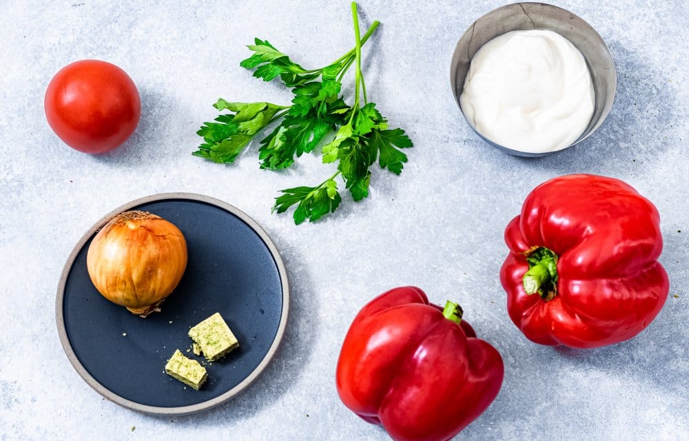 Geroosterde paprikasoep