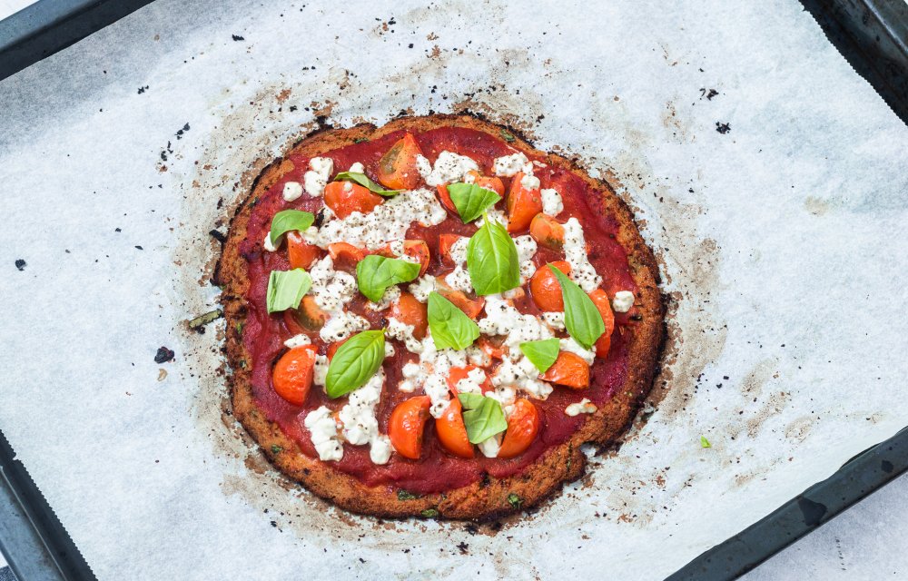 Italiaanse bloemkoolpizza