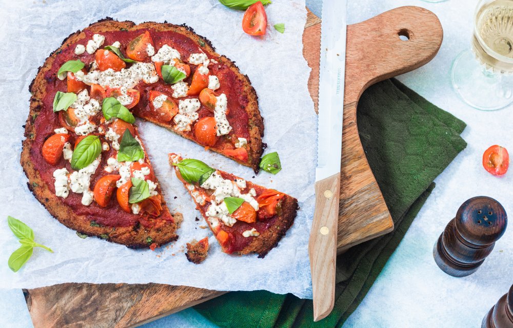 Italiaanse bloemkoolpizza