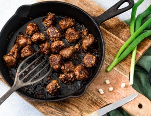 Ketjap gehaktballetjes