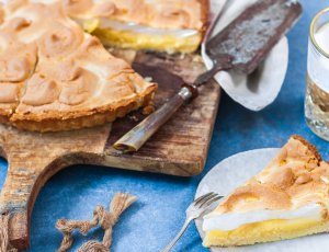 Lemon meringue taart