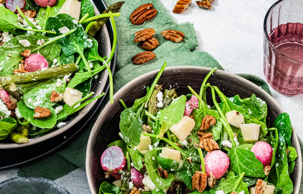 salade met radijsjes