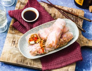 Springrolls met tofu