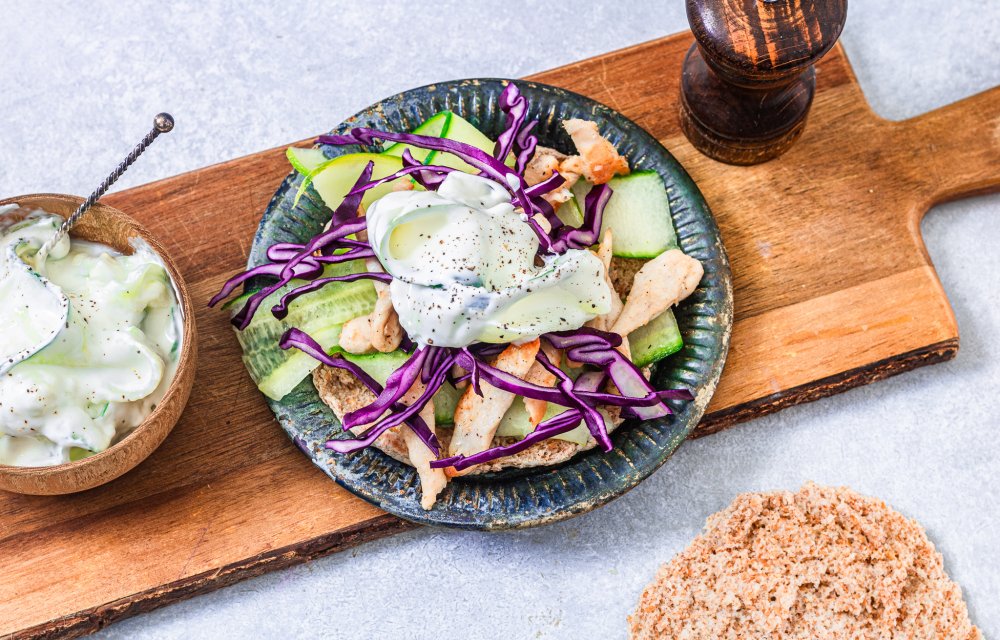 pita's met kip en tzatziki