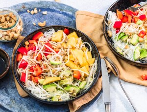 snelle Aziatische mihoensalade