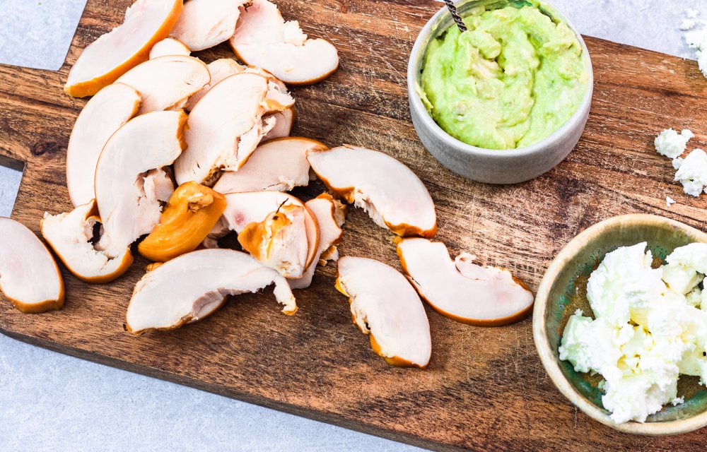 Wraps met avocadohummus