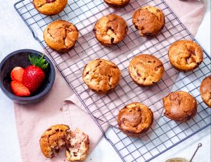 3x gezonde bananenbroodmuffins