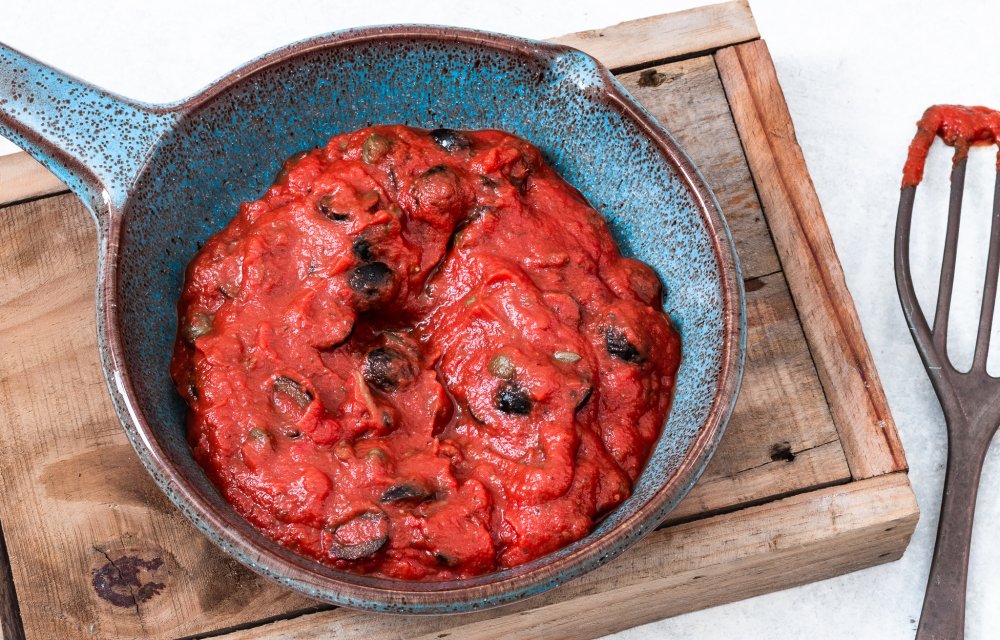 courgetti puttanesca