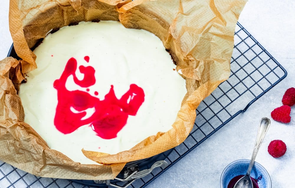 frambozen cheesecake