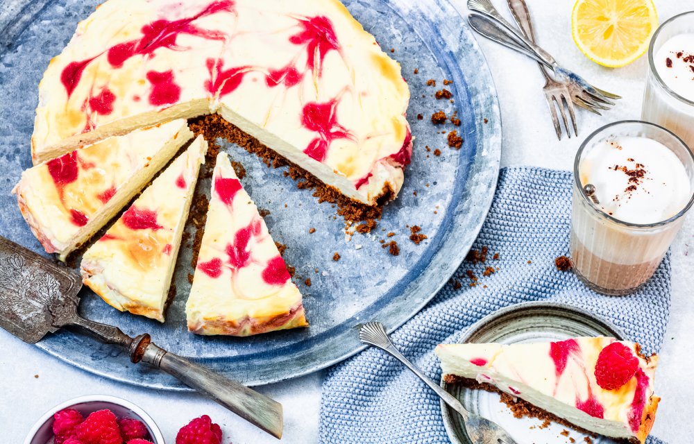 frambozen cheesecake