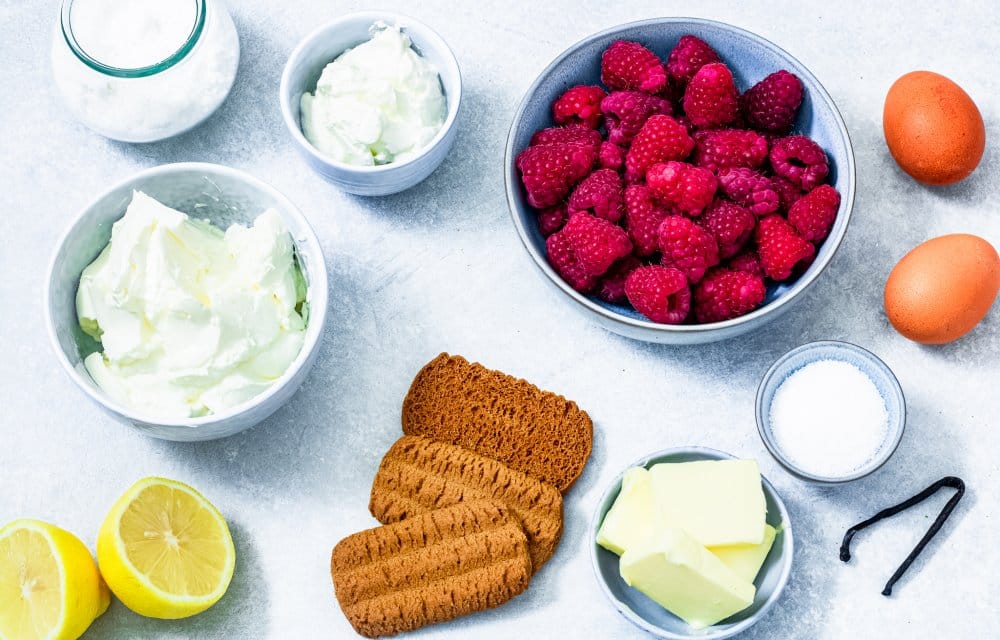 frambozen cheesecake