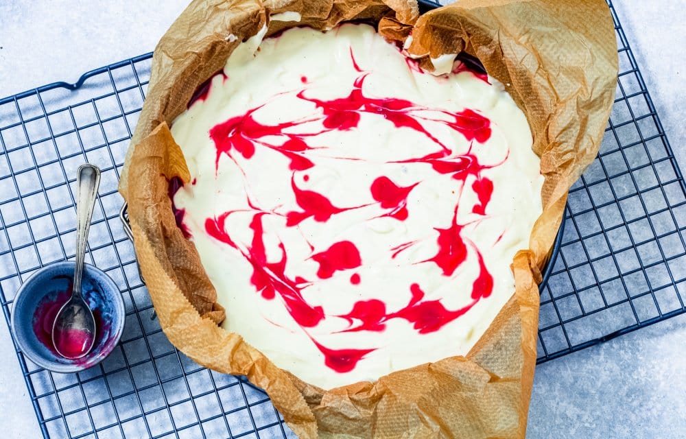 frambozen cheesecake